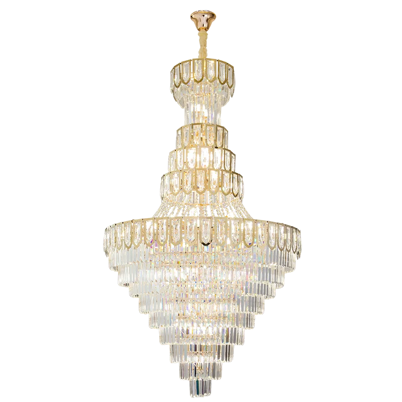 Elegant Crystal Chandelier for Luxury Living Room Decor