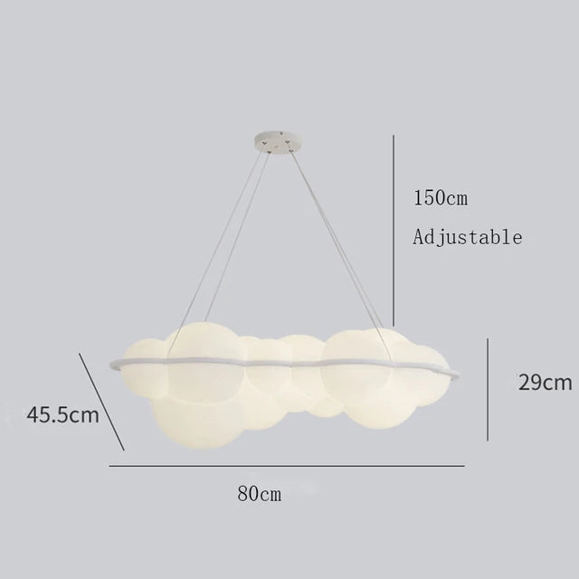 Nuvola LED Cloud Pendant Lamp - Nordic Style for Living Room and Bedroom