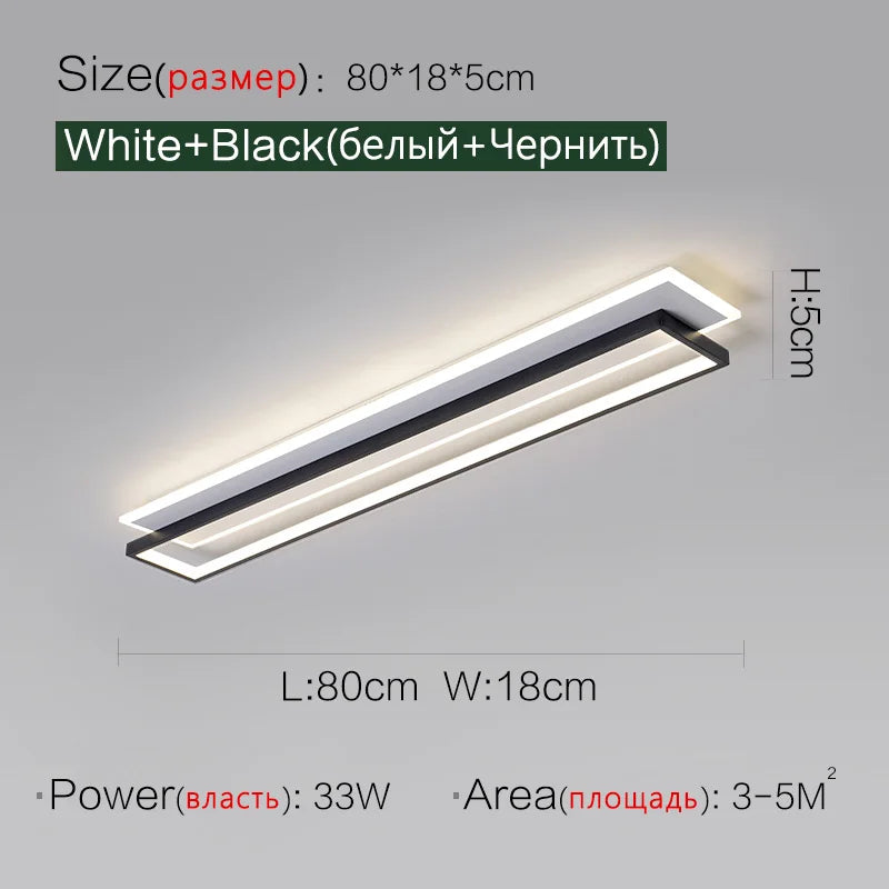 Modern LED Ceiling Light for Aisle, Corridor, Entry, Porch, Balcony, Cloakroom
