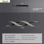 Minimalist LED Pendant Light: Modern Nordic Style, Remote Dimming, for Kitchen Island, Dining Room