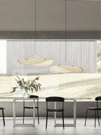 Silk Ceiling Pendant Chandeliers for Modern Minimalist Living Bedroom Decor