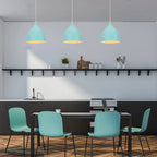 Blue Nordic Pendant Lights E27 Modern Hanging Lamps for Living Dining Kitchen