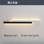 Nordic Minimalist Long Wall Lamp for Corridor Living Room Bedroom Bedside