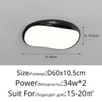 Nordic Ceiling Lights in White, Black, Red: Designer Lighting for Home Decor