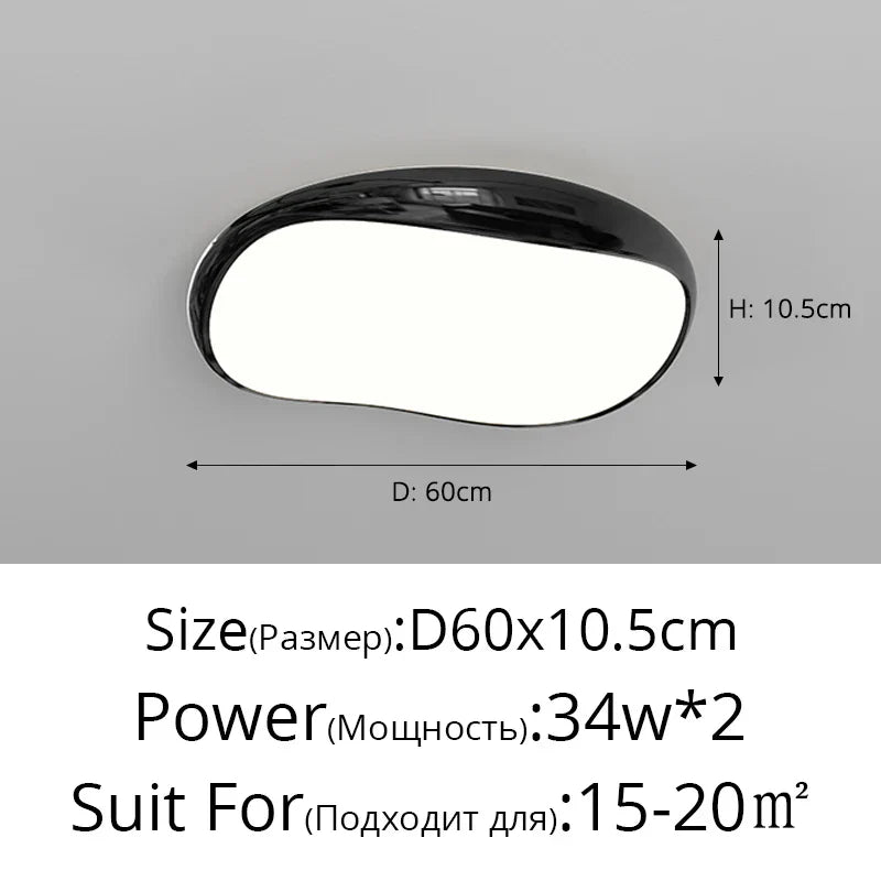 Nordic Ceiling Lights in White, Black, Red: Designer Lighting for Home Decor