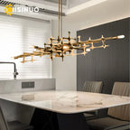 Modern Dimmable Chandelier Pendant Light for Dining Room, Living Room, Kitchen Island