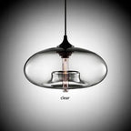 Glass Chandelier Pendant Lamps | Industrial Hanging Lighting Fixture for Kitchen, Restaurant