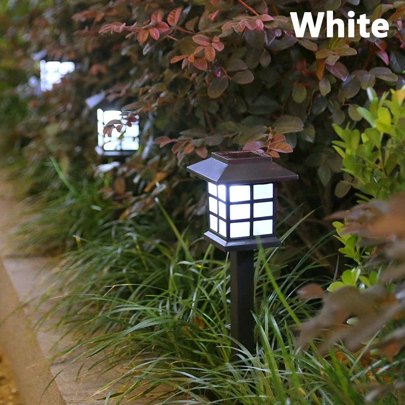 Solar LED Pathway Lights: Outdoor Waterproof Walkway Garden Decor Street Lamp