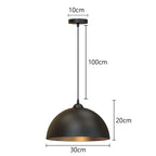 Vintage Industrial Pendant Light for Kitchen Island Restaurant, Country Style Ceiling Chandelier