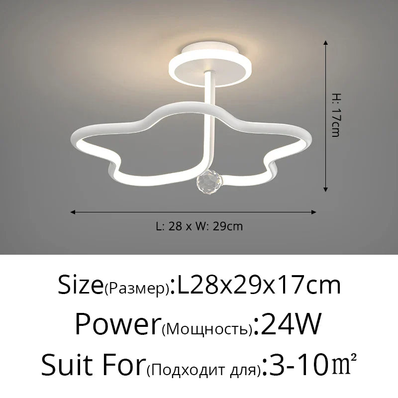 Modern LED Ceiling Chandelier for Home Decor Lighting Fixture