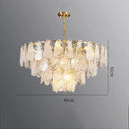 Modern Frosted Glass Ceiling Chandelier Pendant Lamp for Living Room Home Decor