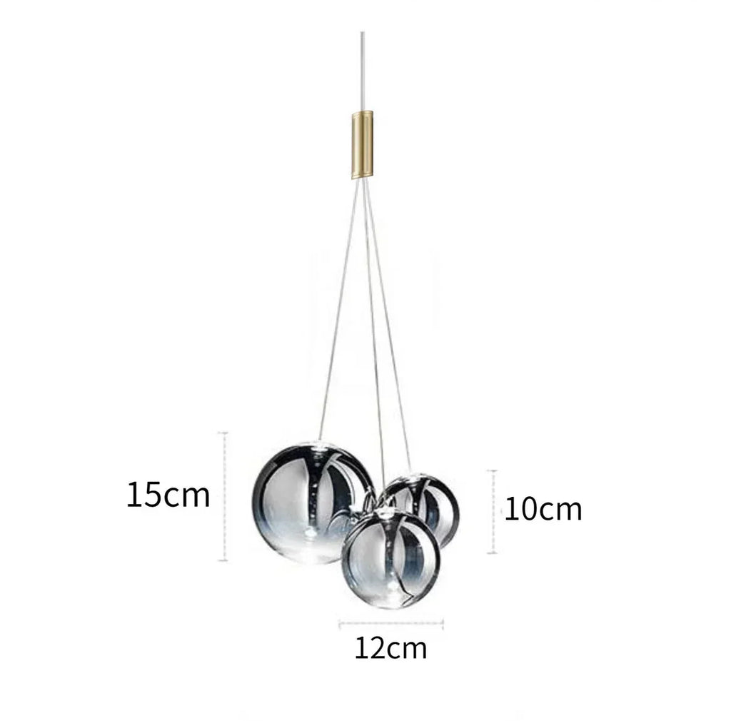 Glass Bubble LED Pendant Lamp for Restaurant, Bar, and Display Window