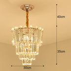 Crystal LED Ceiling Chandelier for Home Decor