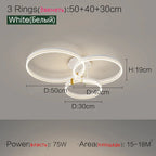 Nordic LED Ceiling Lamp 2023 - Modern Minimalist Bedroom Lighting