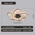 Modern LED Chandelier for Smart Home Alexa, Living Room and Bedroom Décor