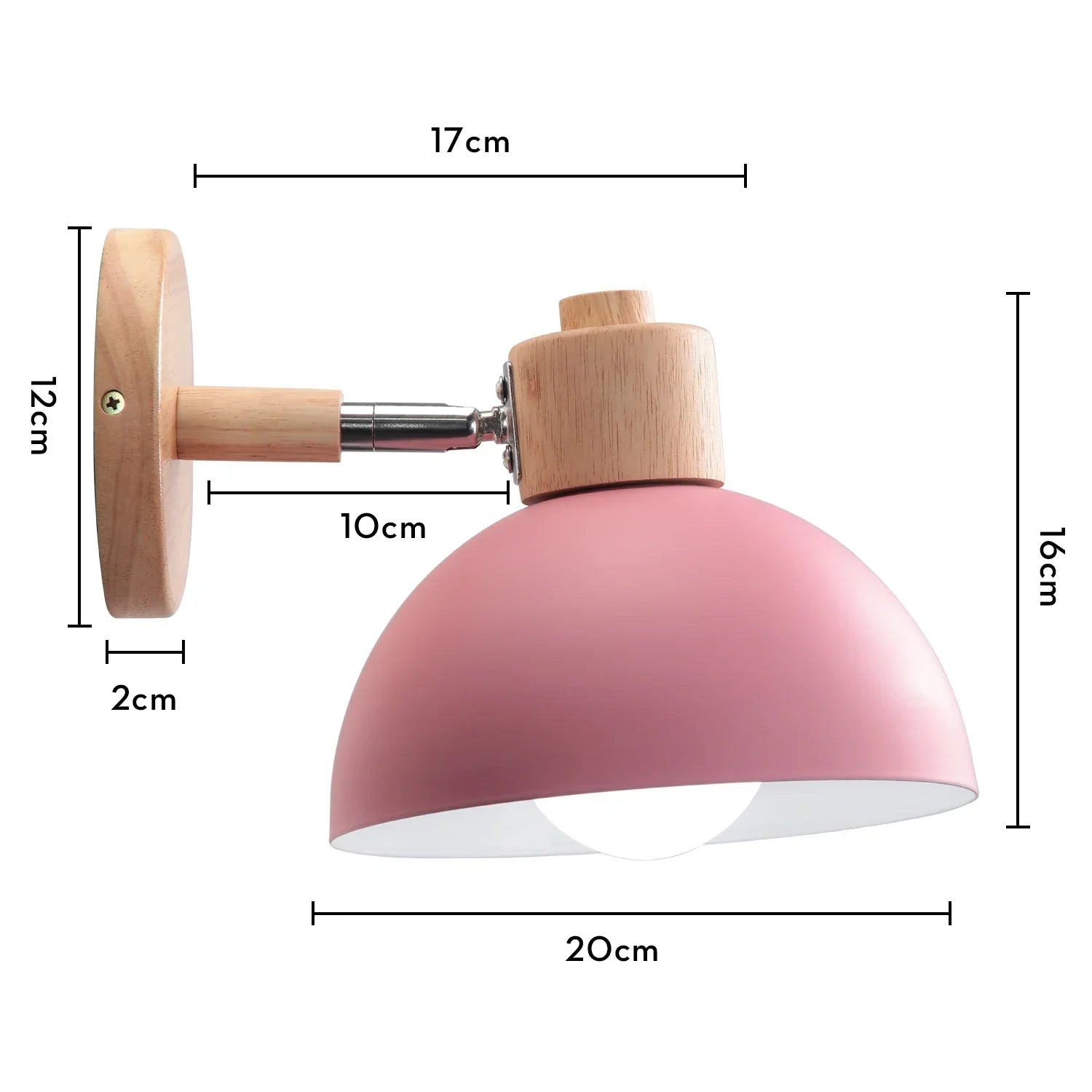 Pink Wall Lights: Nordic Minimalist Bedroom Bedside Lamps, Modern Living Room Decor