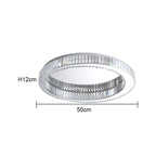 Crystal Round Ceiling Lamp for Modern Minimalist Indoor Lighting décor