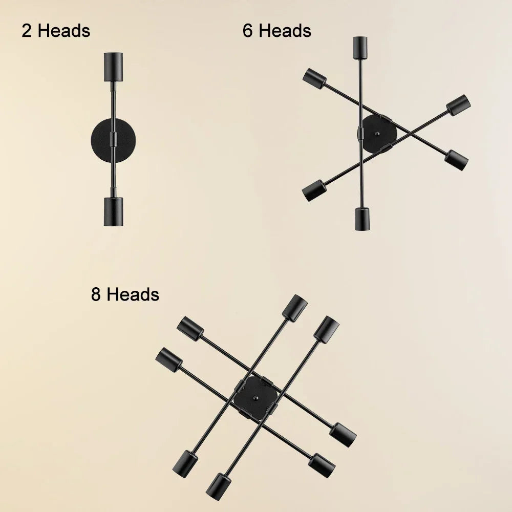 LED Chandelier Pendant Light Modern Style E27 Lamp for Bedroom Dining Room