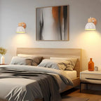 Nordic Wooden Wall Light Industrial Wall Sconce for Bedroom Reading