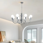 Sphere Chandelier: Modern Medieval Style Pendant Lighting for Living Room and Bedroom