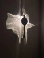 Rotatable Stainless Steel Art Wall Lamp for Bedroom Living Room