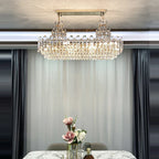 Modern Luxury Crystal Chandelier for Duplex Living Room, Dinning Decor Suspended Light