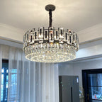 Crystal Chandelier: Modern Elegant Lighting for Living Room, Bedroom, Kitchen