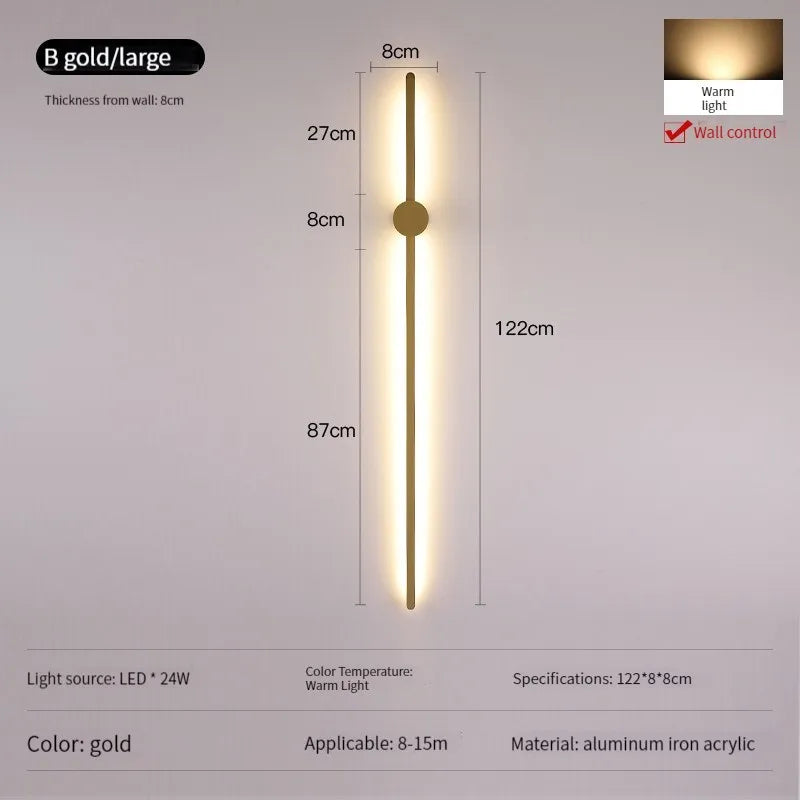 Modern LED Wall Lights for Room Interior Decor Sconces Stair Lighting Bedroom Living Room