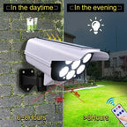 Solar Security Camera Light 3 Mode Outdoor Motion Sensor LED Flood IP65