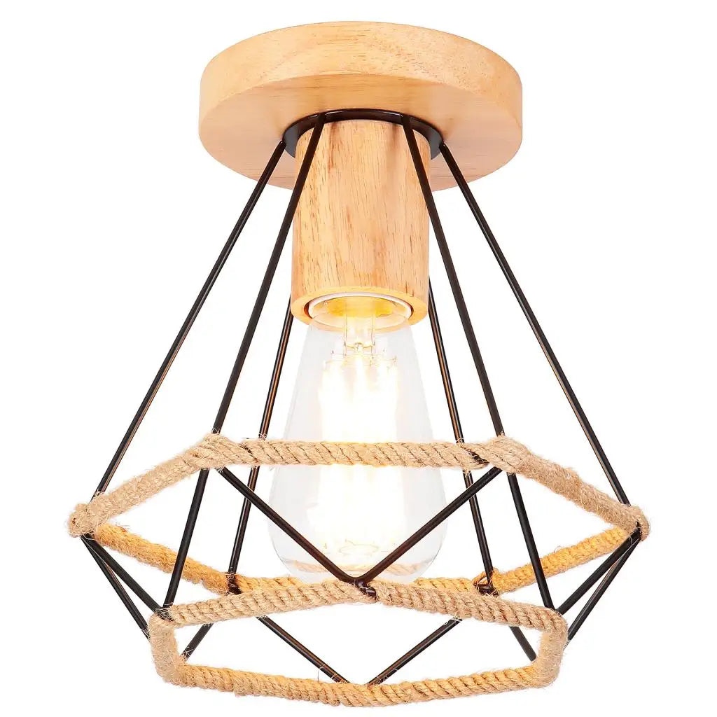 Vintage Iron Ceiling Light for Bedroom, Kitchen, Living Room