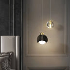 Crystal Round Chandelier: Luxury Modern Nordic Master Bedroom Pendant Lamp