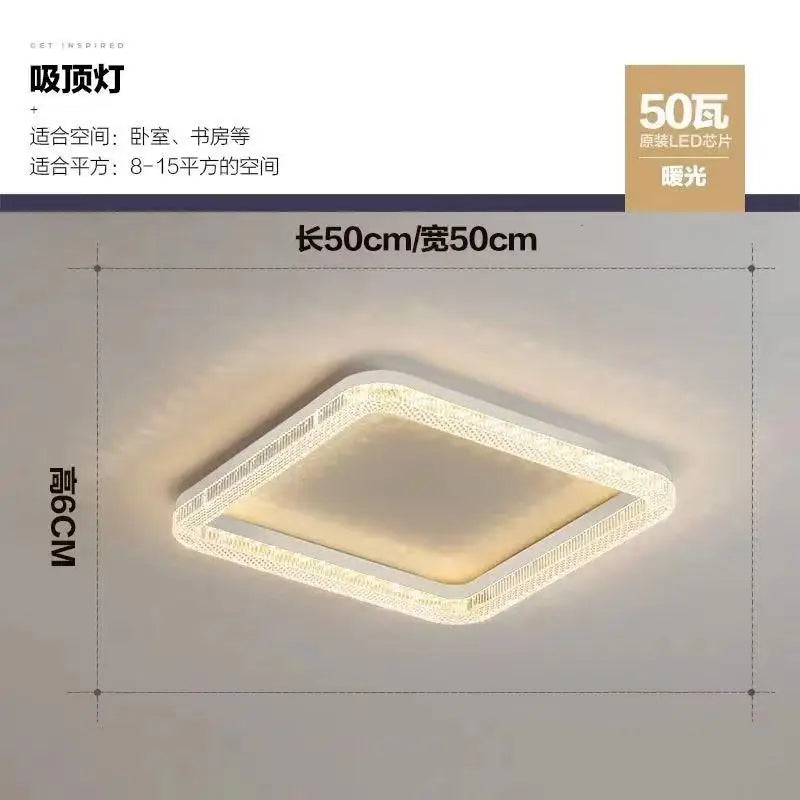 Modern Luxury Gold Ceiling Lamp: Circular Ring LED Light for Bedroom, Dining, Kitchen