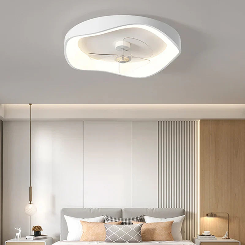 Modern Fan Chandelier LED Ceiling Light with Remote Control - Bedroom Kitchen Lighting