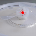 Modern White Ceiling Fan Light 120W LED Remote Control Dimmable Chandelier Fan