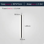 Black LED Wall Lamp for Bedroom Living Room Aisle Sofa Background