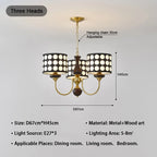 Polka Dots Chandelier: Retro Minimalist Round Pendant Lamp for Home & Restaurant