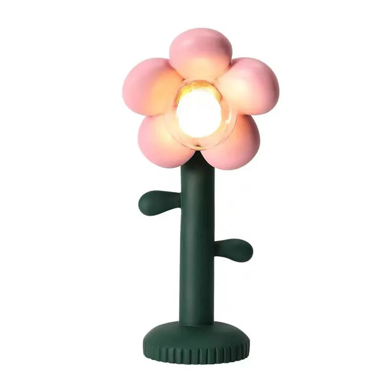 Flower Desk Lamp Office Bedroom Decoration Wedding Gift Living Room Children Room Decor