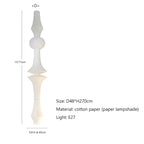 Akari Rice Paper Pendant Lamp for Living Room Bedroom - Wabi Sabi Design