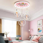 Cartoon Princess Chandelier: Modern Kids Room Decor
