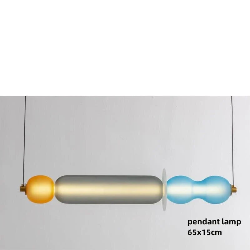 Stained Glass Pendant Lamps LED - Creative Lighting for Home, Bar, or Restaurant