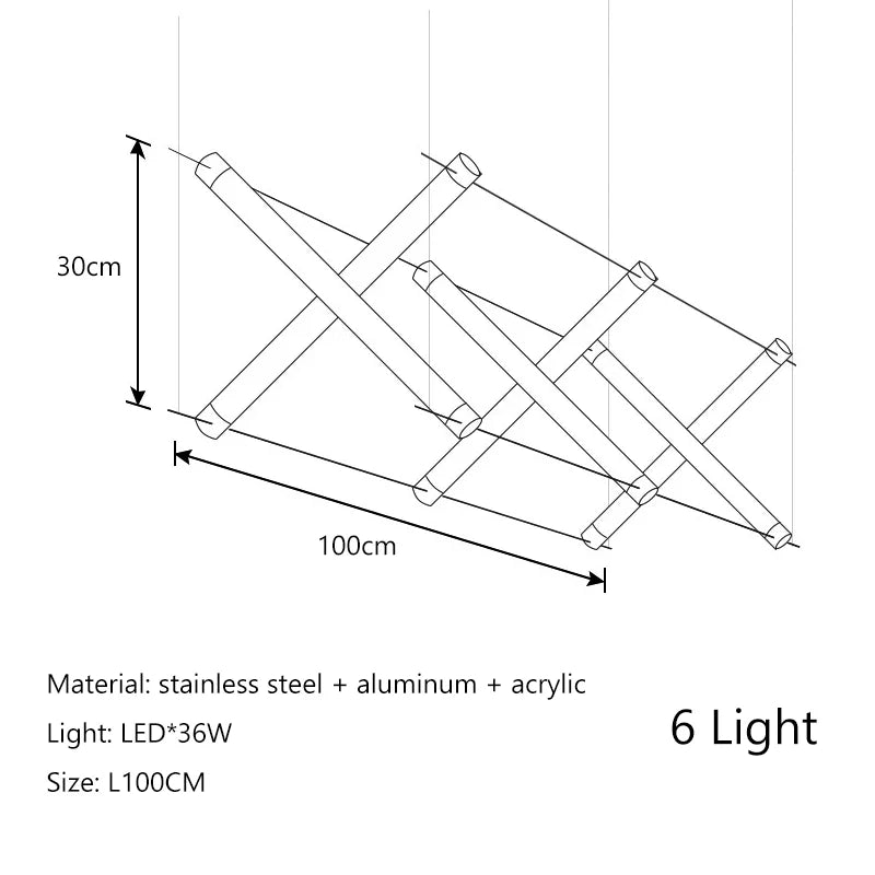 Nordic LED Chandelier: Black Gold Dining Room Kitchen Lighting Fixtures