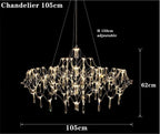 Starry Crystal Chandelier Ceiling Light for Luxury Living Spaces
