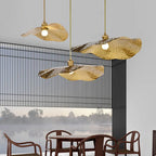 Lotus Brass Pendant Light by - Retro Design for Dining Room & Shop Décor
