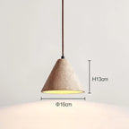 Yellow Travertine Bedside Pendant Light