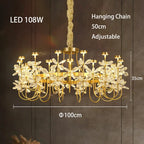 Butterfly Chandelier: Modern LED Dimmable Pendant Lamp Luxe Crystal Decor-Light 2024