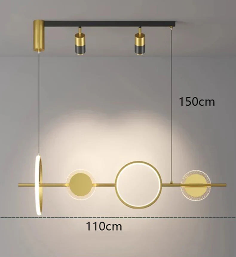 Modern LED Pendant Chandeliers for Living and Dining Room Lighting