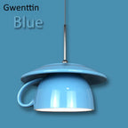 Ceramic Cup Pendant Light: Stylish LED Hanging Lamp for Home Decor and Kitchen