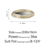 Round Crystal LED Pendant Chandelier for Luxury Dining Room and Bedroom Lighting