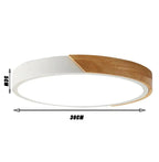 Wooden LED Ceiling Light Modern Nordic Lamp Home Decor Surface Mounted Light