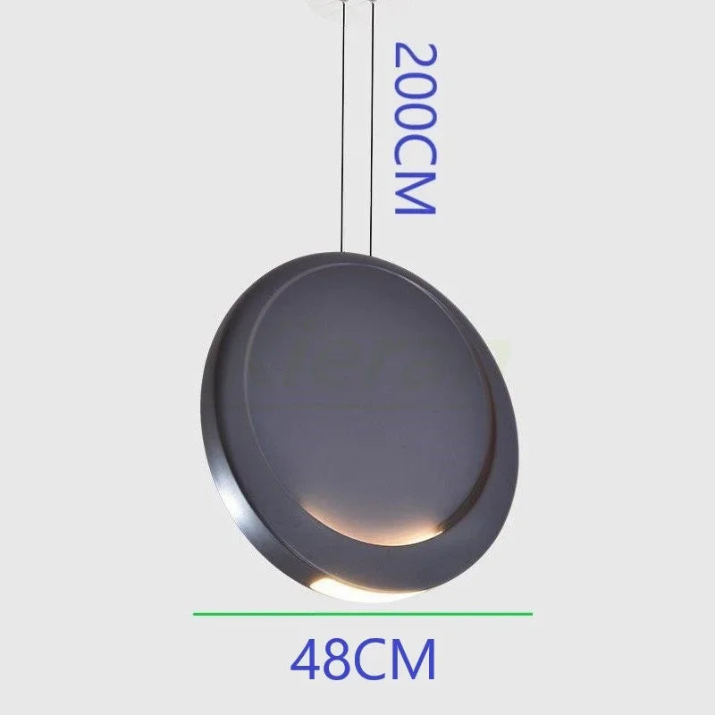 Scandinavian Moon Crescent Chandelier, Minimalist Kitchen Island Pendant Lamp